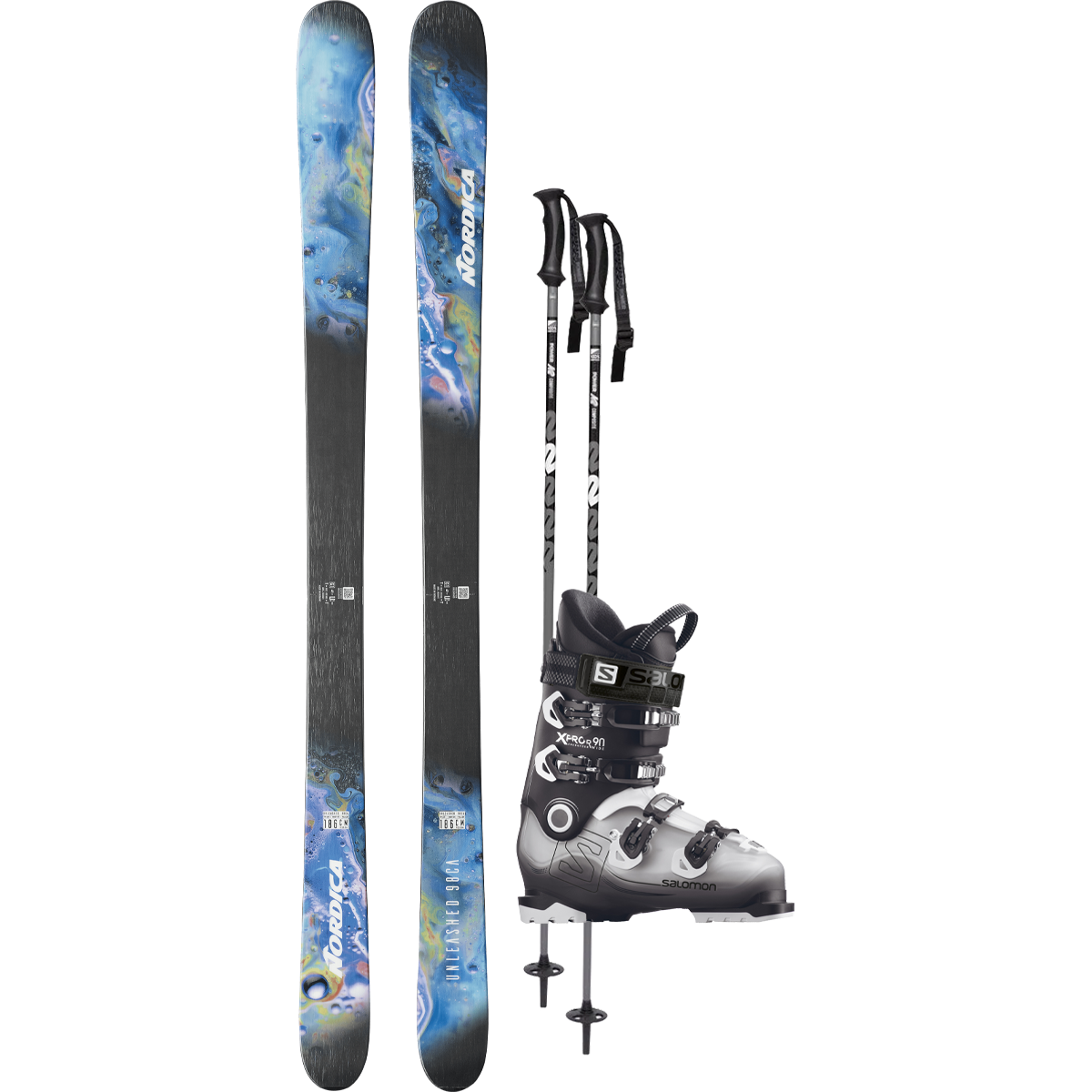 Nordica Unleashed 98 CA Demo Ski Package alternate view