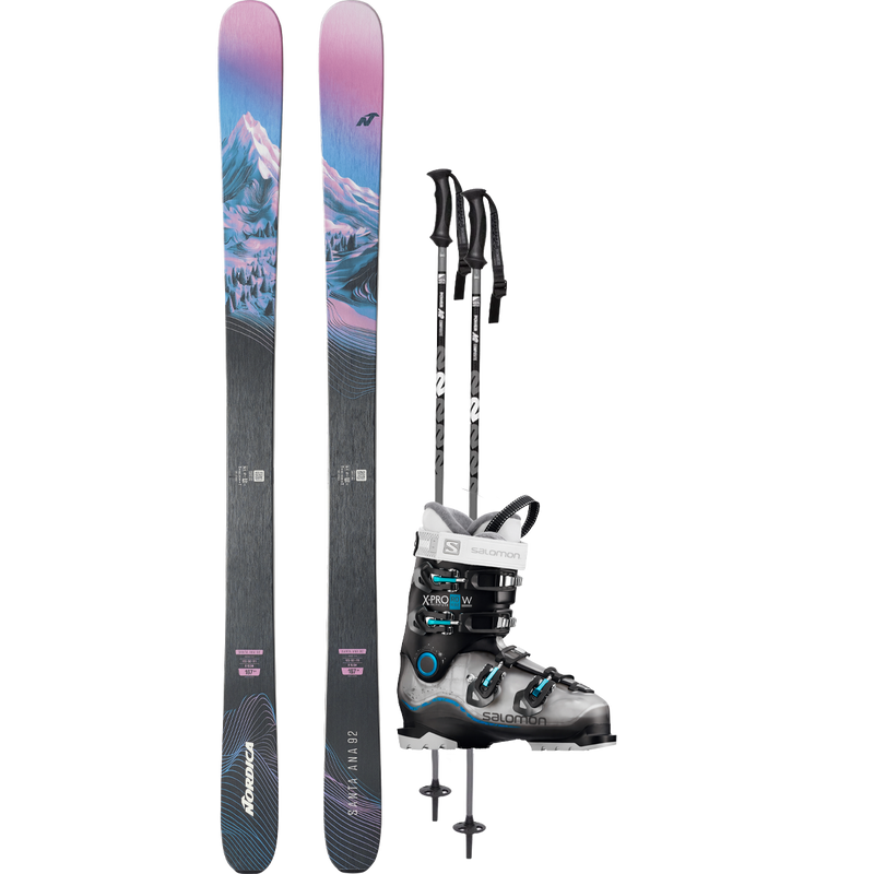 Nordica Women's Santa Ana 92 Demo Ski Package, Featured Image