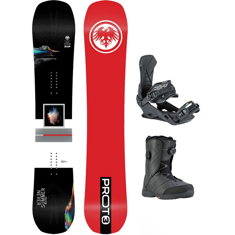 Never Summer Proto Type 3 Demo Snowboard Package – Sports Basement