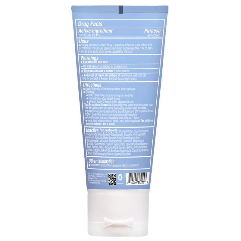 Thinksport SPF 50 Clear Zinc Active Face, Thinksport SPF 50 Clear Zinc Active Face ingredients