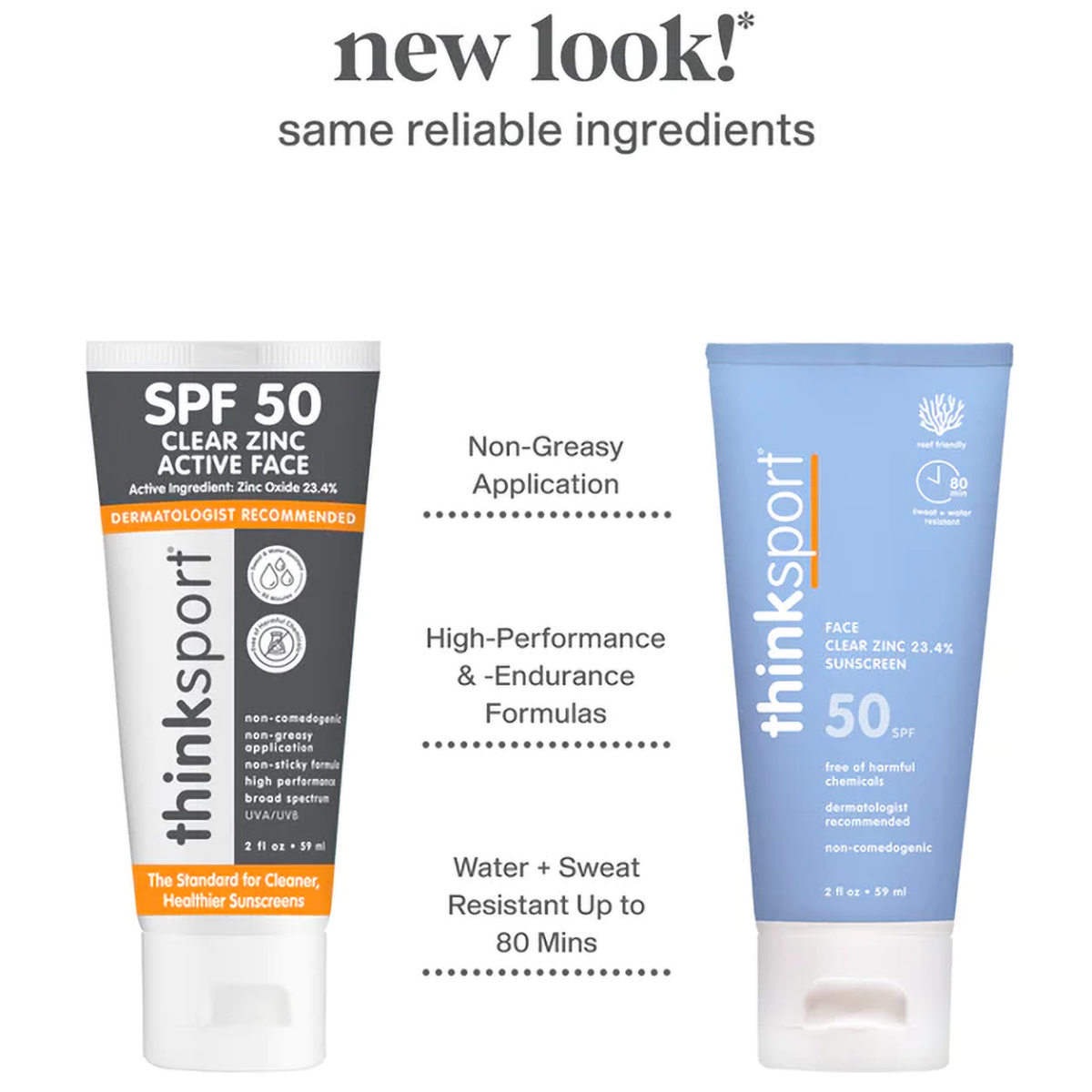 Thinksport SPF 50 Clear Zinc Active Face alternate view