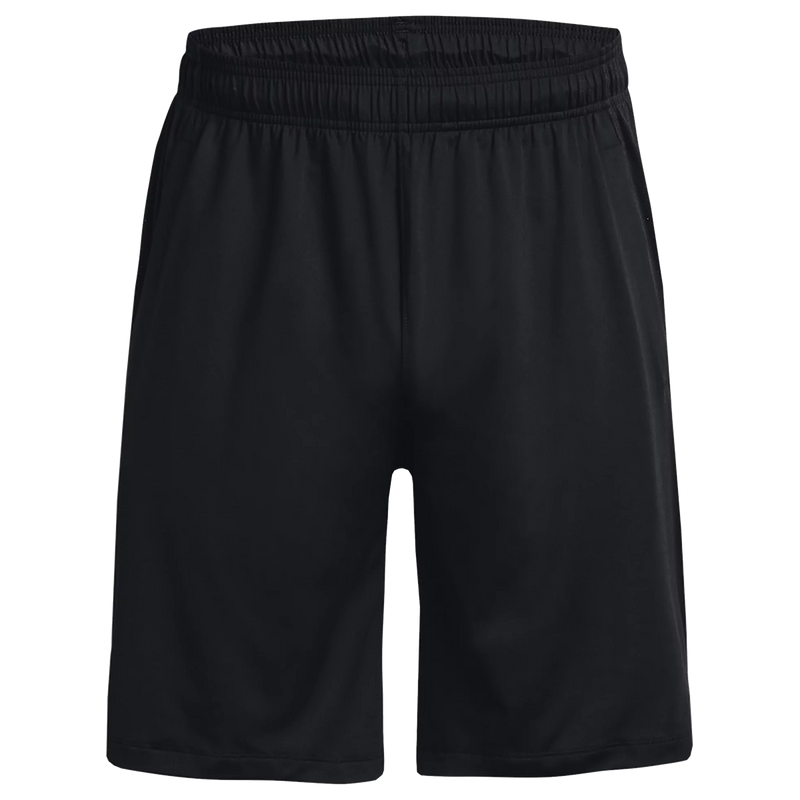 Men's UA Tech Vent Short, Under Armour Men's UA Tech Vent Short 001-Black front flat
