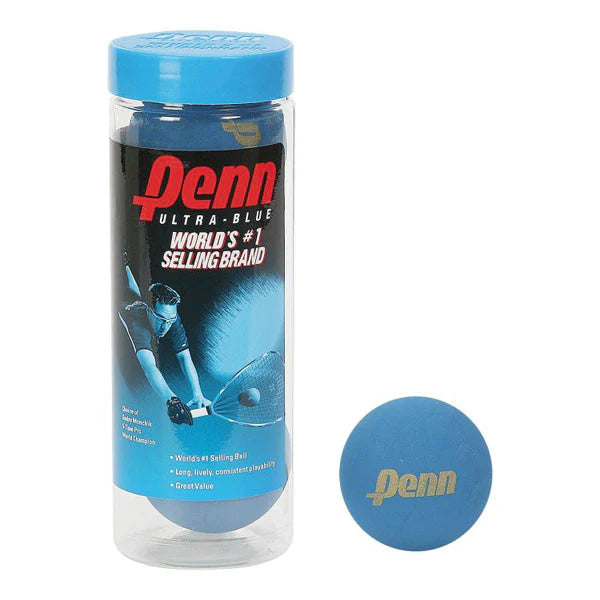Penn Ultra Blue Racquetballs (3-Ball Can) alternate view