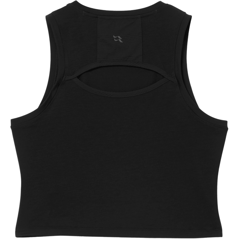 Women's Rivelin Crop Tank, Rab Women's Rivelin Crop Tank in Black back