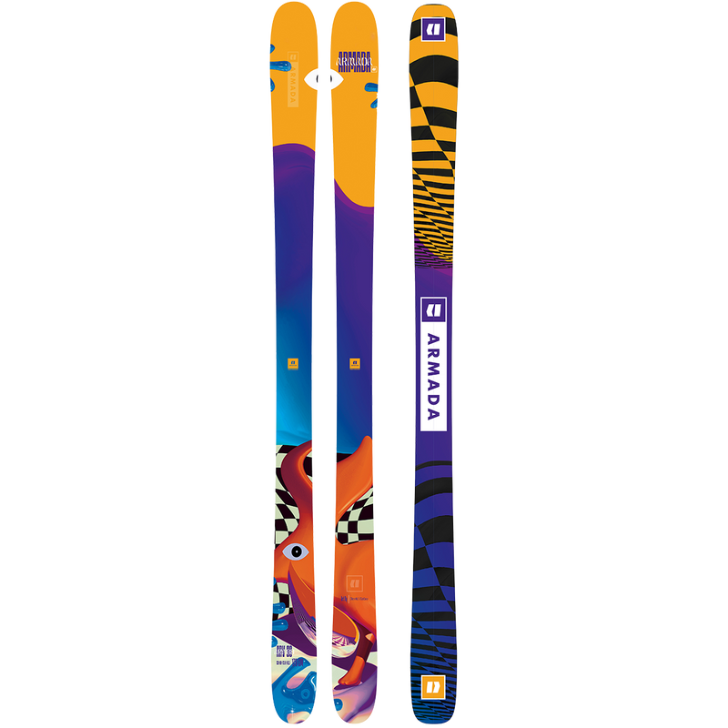 ARV 88, Armada Skis ARV 88 pair and bottom of one ski