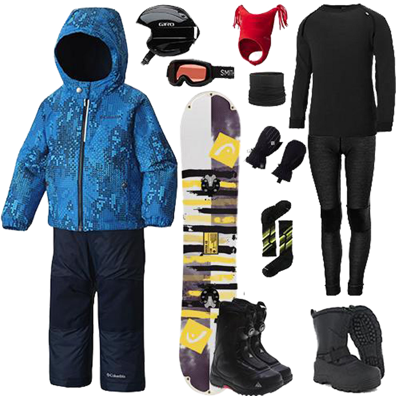 The Works Package - Toddler's Snowboard – Sports Basement