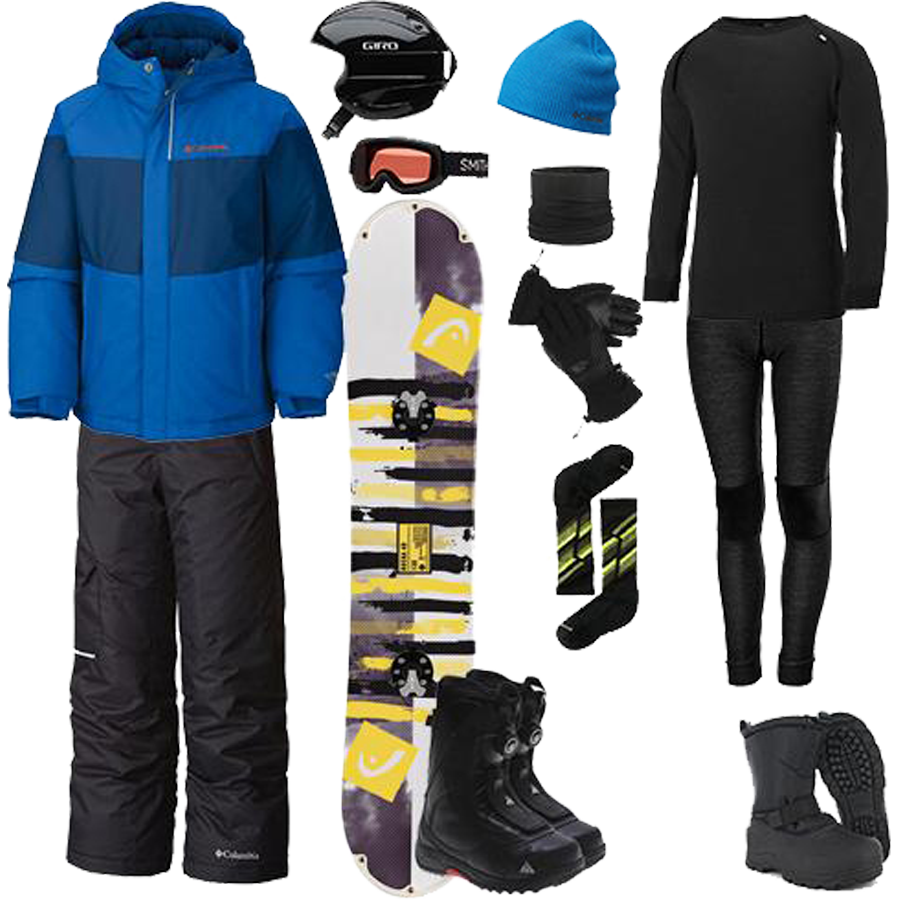 Columbia The Works Package w/ Pants - Boy's Snowboard alternate view