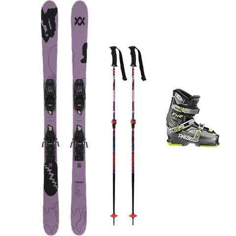 Völkl RTM 110 ジュニアスキー4点セット　ブーツ20.0cm Volkl RTM Jr. Kids Skis with Bindings - 110 cm Used | eBay
