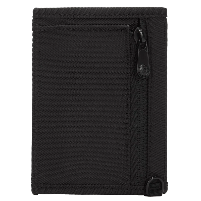 RFIDsafe V125 Trifold Wallet, Pacsafe RFIDsafe V125 Trifold Wallet black back