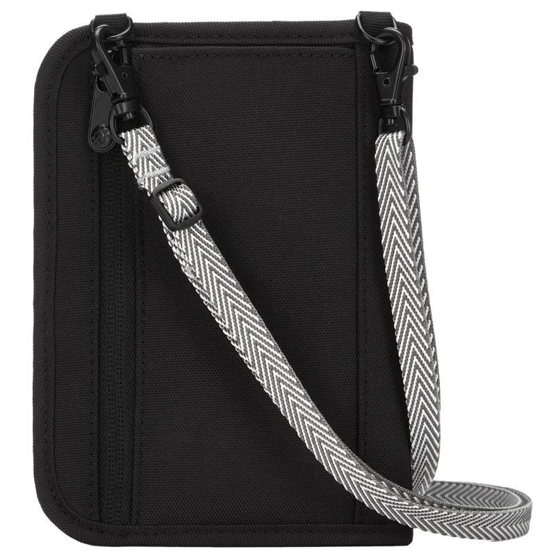 RFIDsafe V150 Organizer, Pacsafe RFIDsafe V150 Organizer Black back
