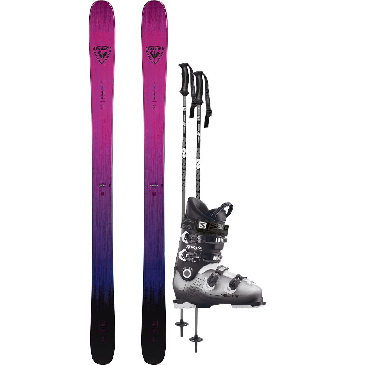 Rossignol Sender Free Demo Ski Package alternate view