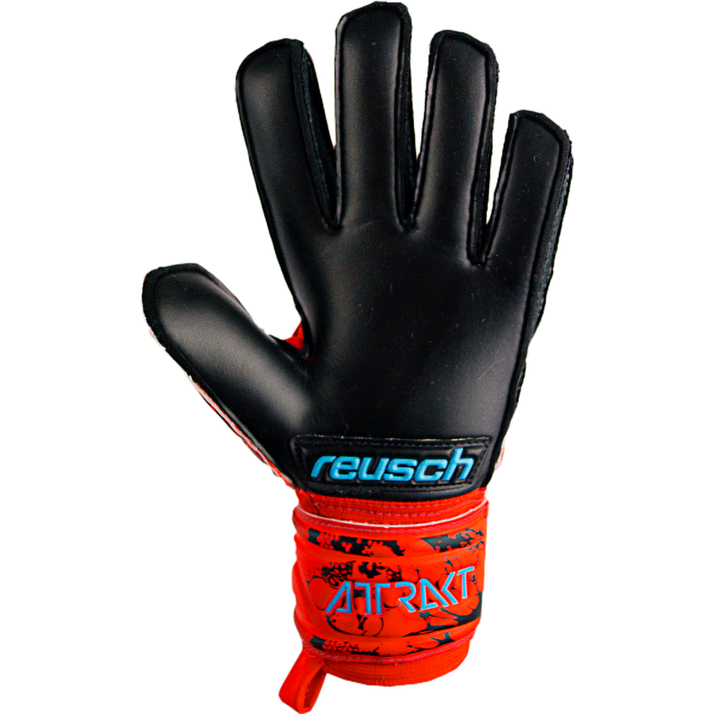 Youth Attrakt Silver 23 Glove, Reusch Youth Attrakt Silver 23 Glove 3333-Red/Black palm
