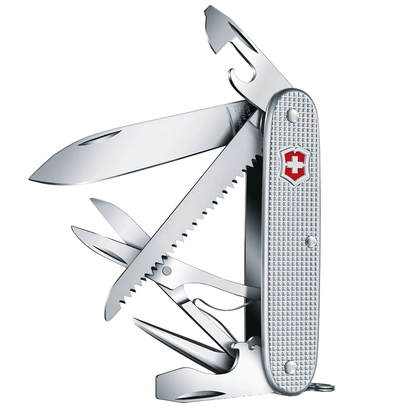 Farmer X Alox, Swiss Army Brands Farmer X Silver Alox, Ribbed