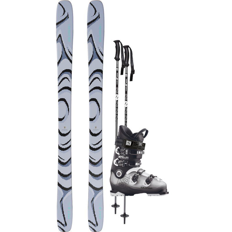 Salomon QST 100 Demo Ski Package, Featured Image