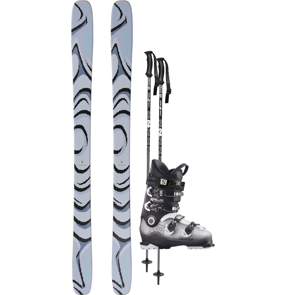 Salomon QST 100 Demo Ski Package alternate view