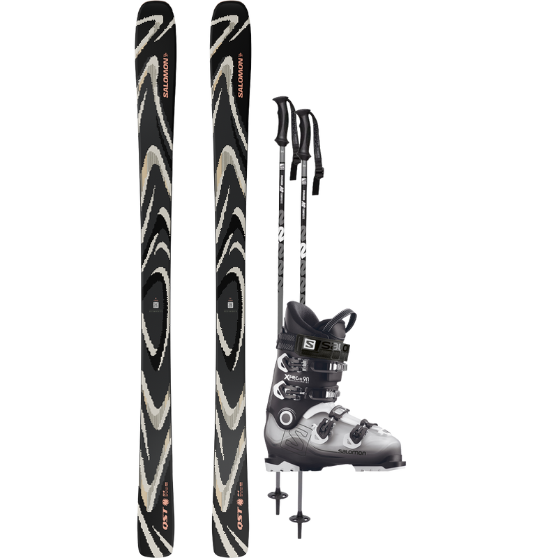 Salomon QST 94 Black Demo Ski Package – Sports Basement