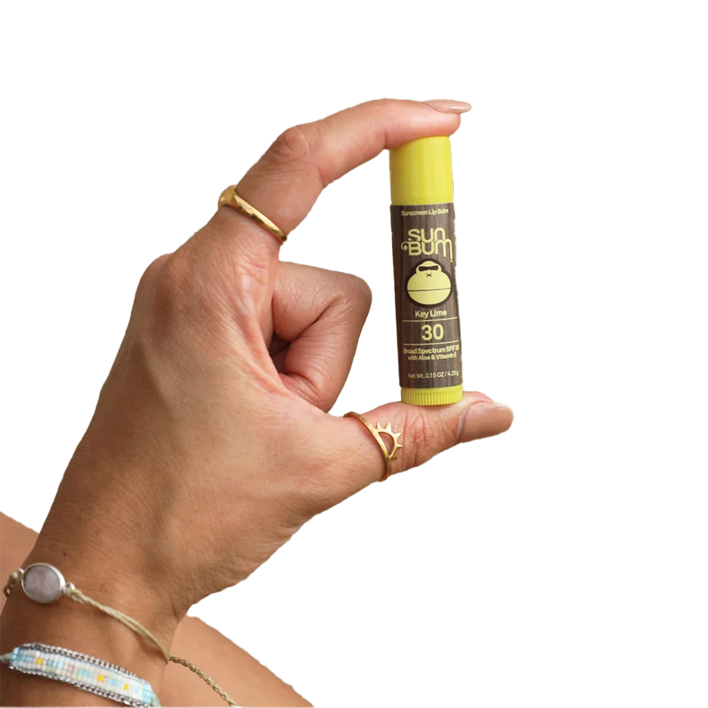 SPF 30 Lip Balm Key Lime, Sun Bum SPF 30 Lip Balm Key Lime with model
