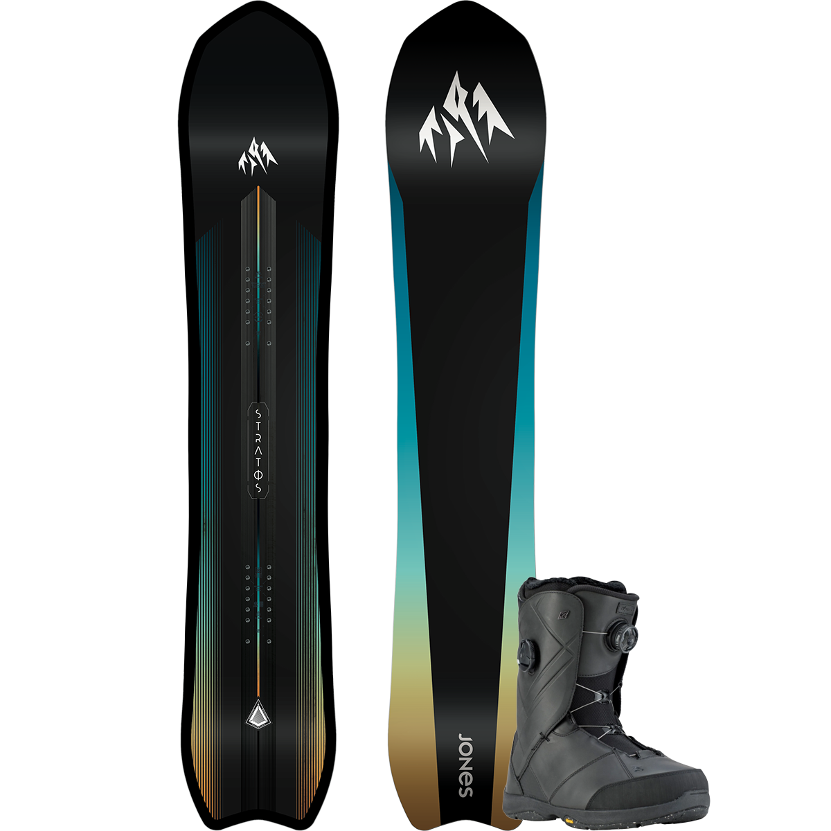 Jones Snowboards Stratos Premium Snowboard Package – Sports Basement