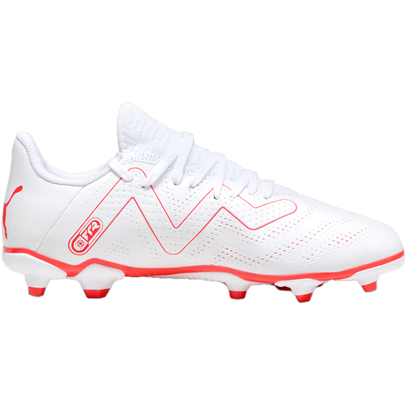 Youth Future Play FG/AG, Puma Youth Future Play FG/AG F23 01-White/Fire Orchid left inside profile