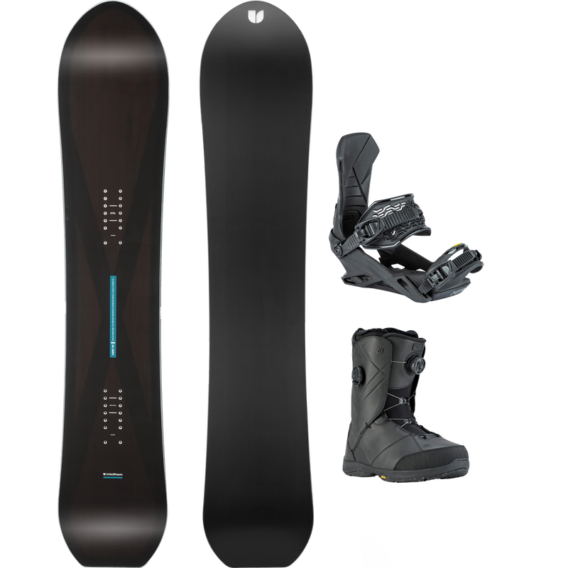 United Shapes Cadet Demo Snowboard Package, Featured Image
