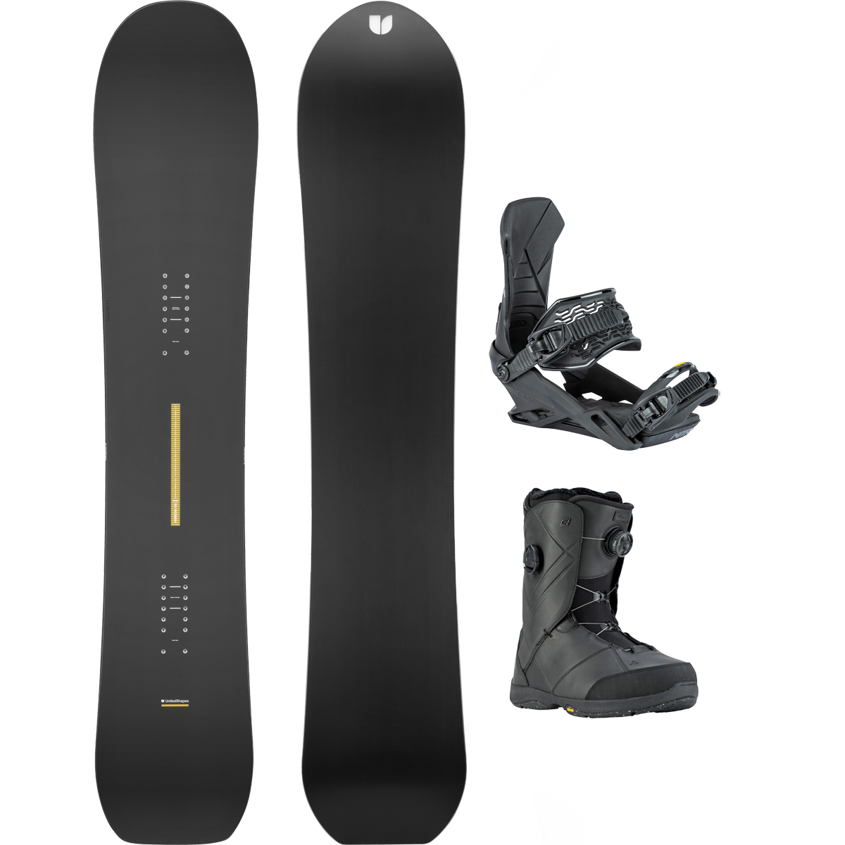 United Shapes Horizon Demo Snowboard Package alternate view