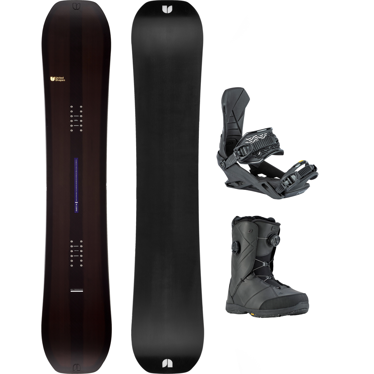 United Shapes Object Demo Snowboard Package alternate view