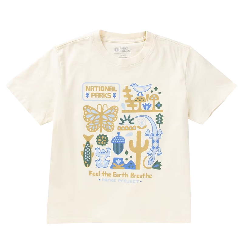 Women's Earth Breathe Collage Tee, Featured Image
