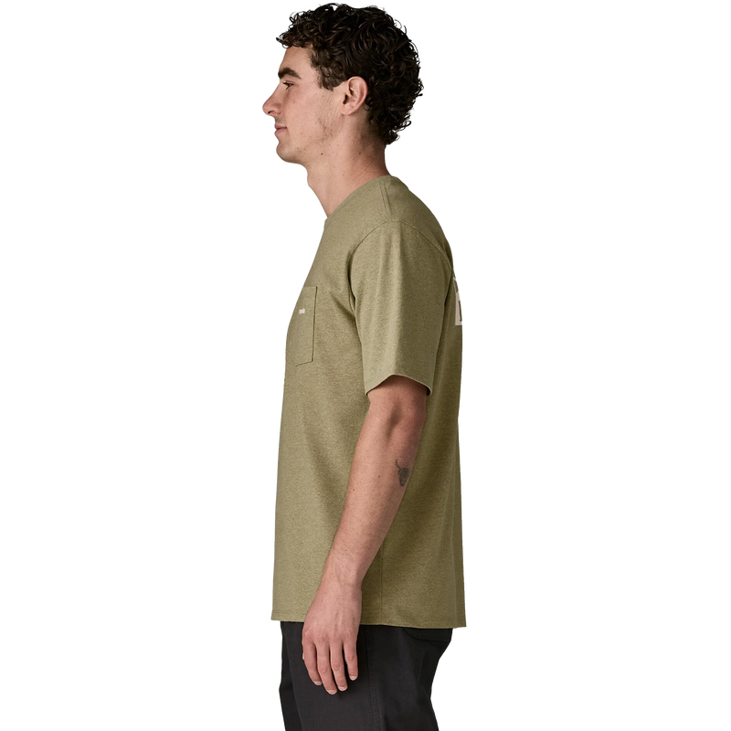 Men's Boardshort Logo Responsibili-Tee, Patagonia Men's Boardshort Logo Responsibili-Tee Side
