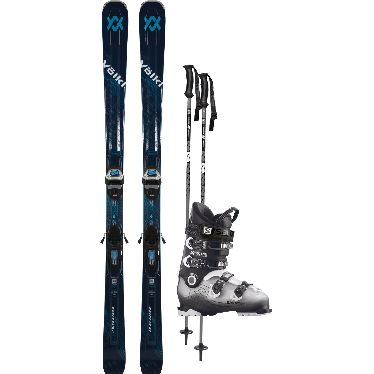 salomon down hill skis 135 volkyl Volkl Peregrine 82 Lowride Demo Ski Package – Sports Basement