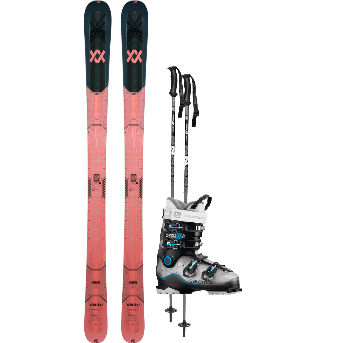 Volkl Women's Mantra 88 Demo Ski Package alternate view