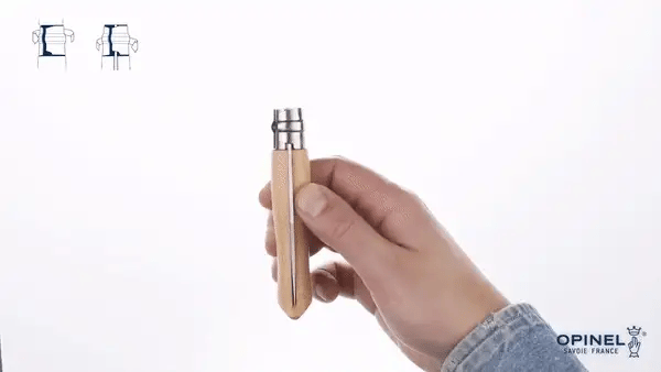 No.08 Stainless Steel Folding Knife, Opinel No.08 Stainless Steel Folding Knife