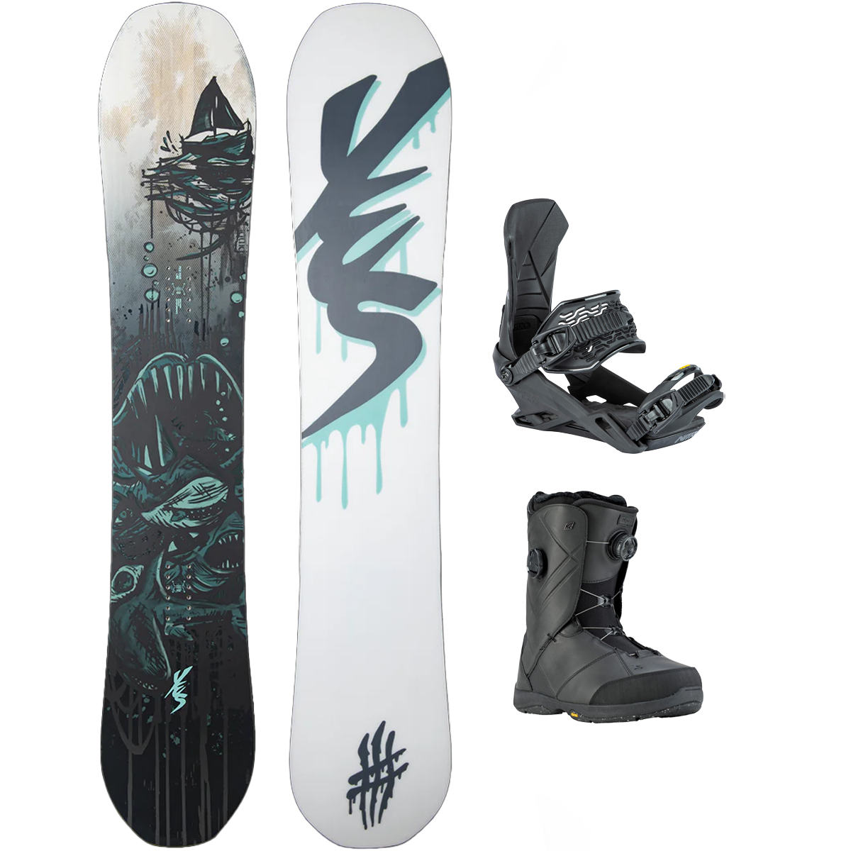 Yes Pick Your Line Demo Snowboard Package alternate view