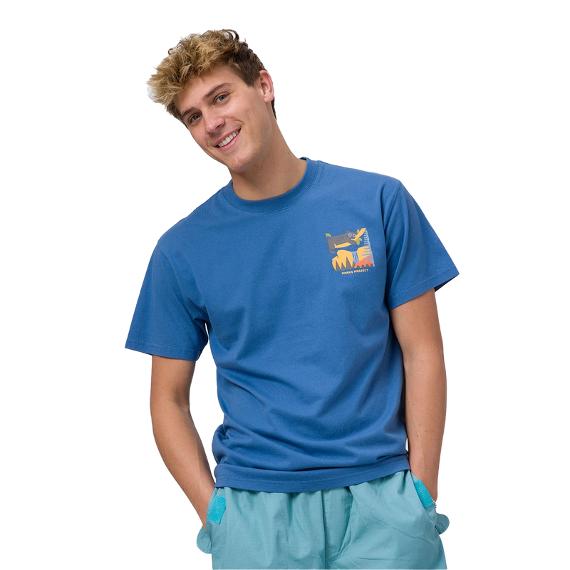 Yosemite 1890s Tee, Parks Project Yosemite 1890s Tee Navy on model front