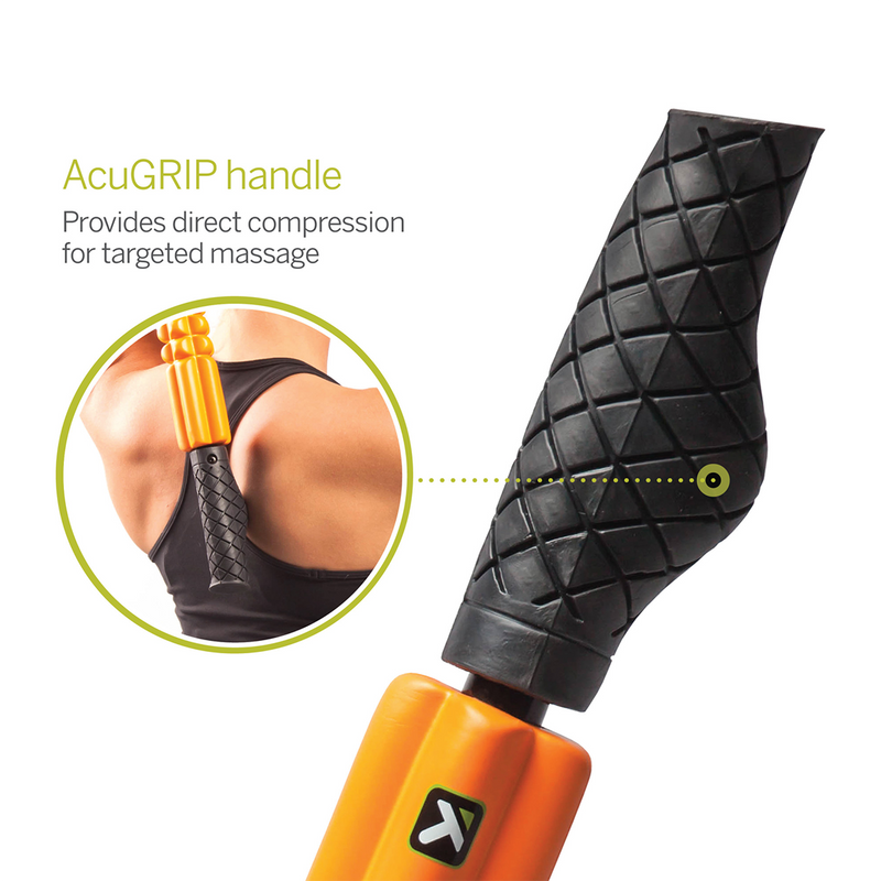 GRID STK Foam Roller, Trigger Point GRID STK Foam Roller grip handle