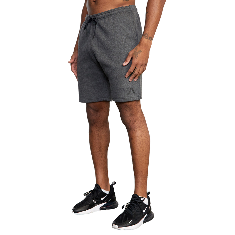 Men's Sport Short IV, RVCA Men's Sport Short IV SYT-Smoke Grey Hthr left front