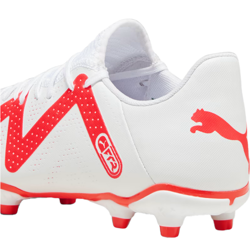 Future Play FG/AG, Puma Future Play FG/AG F23 01-White/Fire Orchid outside back left
