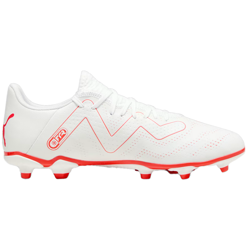 Future Play FG/AG, Puma Future Play FG/AG F23 01-White/Fire Orchid inside left