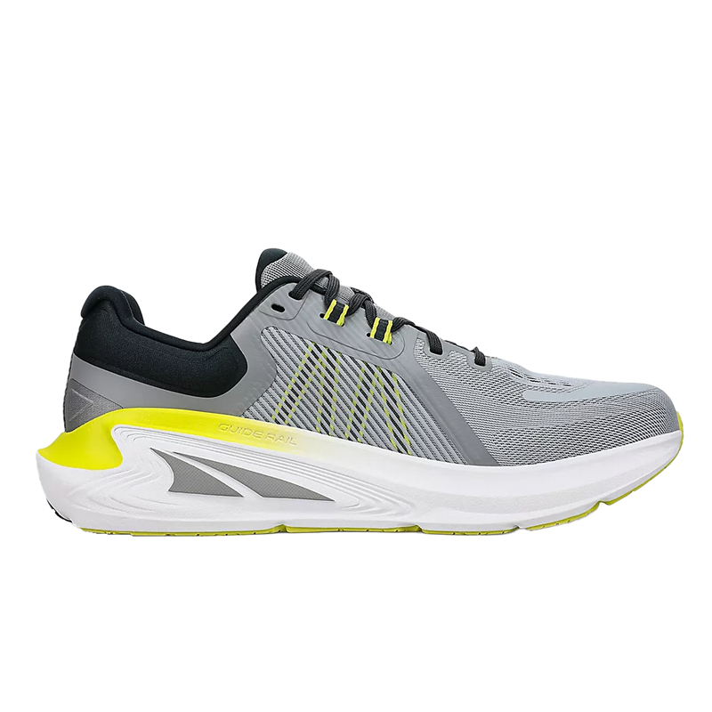 Men's Paradigm 7, Altra Men's Paradigm 7 232-Gray/Lime inside left shoe profile