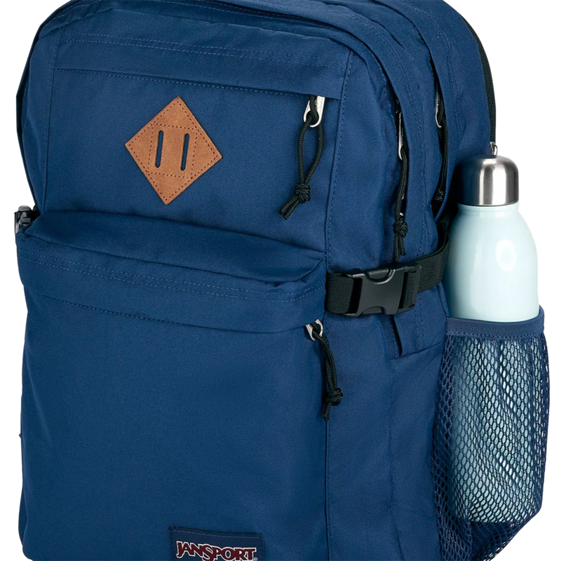 Main Campus, Jansport Main Campus 003-Navy water bottle pocket