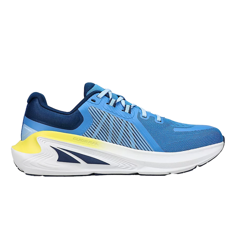 Women's Paradigm 7, Altra Women's Paradigm 7 blue inside left shoe profile