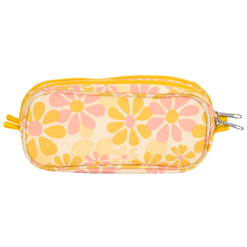 Large Accessory Pouch, Jansport Large Accessory Pouch AI7-Skip Daisy Yellow back