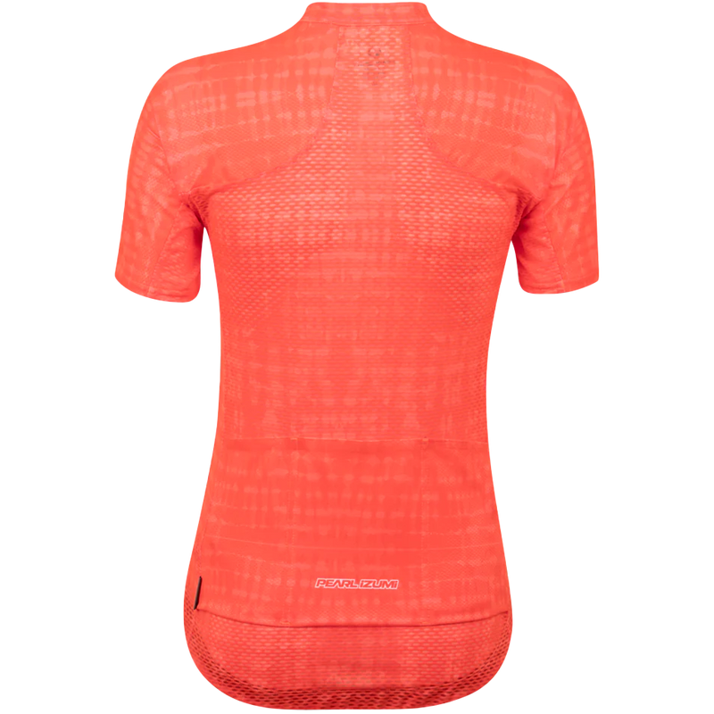 Women's Pro Mesh Jersey, Pearl Izumi Women's Pro Mesh Jersey Screaming Red Immerse back