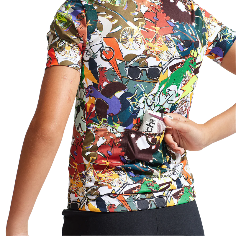 Youth Quest Jersey, Pearl Izumi Youth Quest Jersey Graffiti back pockets