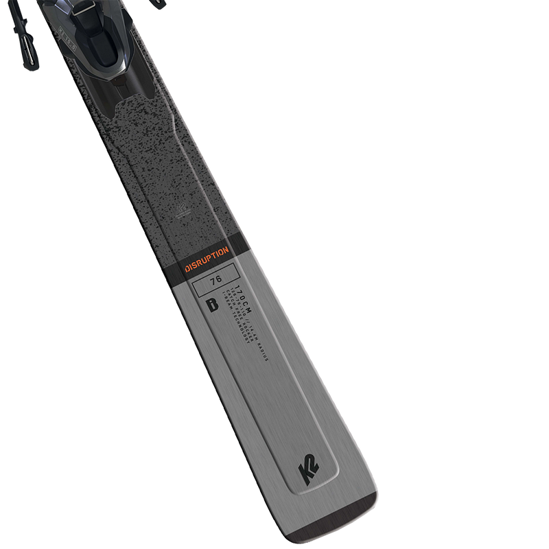 k2 disruption 76 skis with bindings Alliance + ERP 10 As the friendliest ski in K2s Disruption line Disruption 76 with Marker Bindings