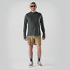 Smartwool Merino Sun Hoodie in D36 Iron Heather movie