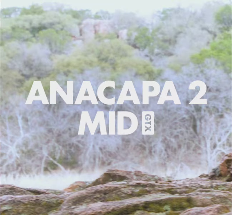 Men's Anacapa 2 Mid GTX, Hoka Men's Anacapa 2 Mid GTX in SMLK-Sea Moss/Oat Milk movie