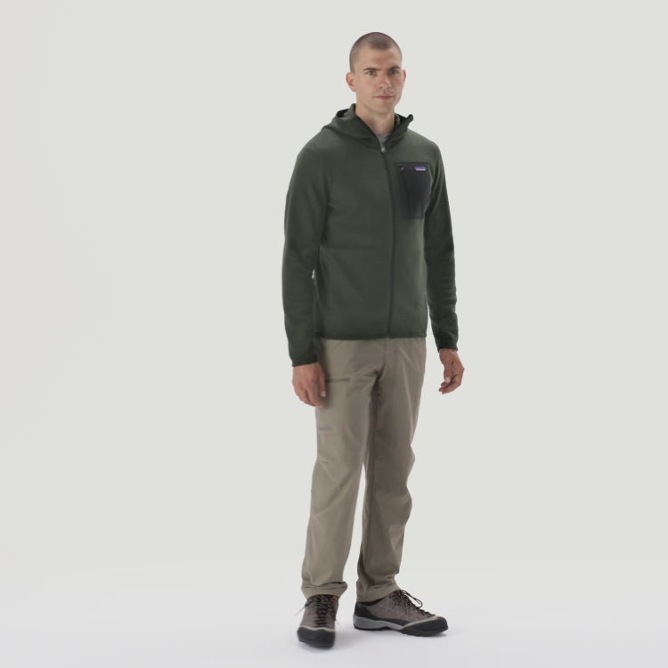 Men's R1 Air Full-Zip Hoody, Patagonia Men's R1® Air Fleece Full-Zip Hoody