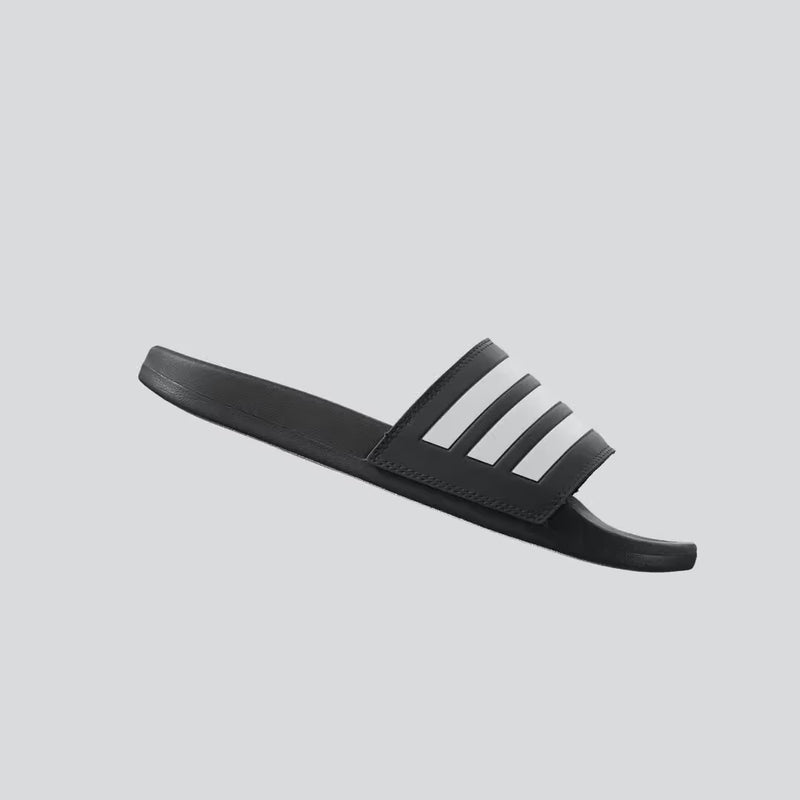 Men's Adilette Comfort, Adidas Men's Adilette Comfort in Black/White/Black movie
