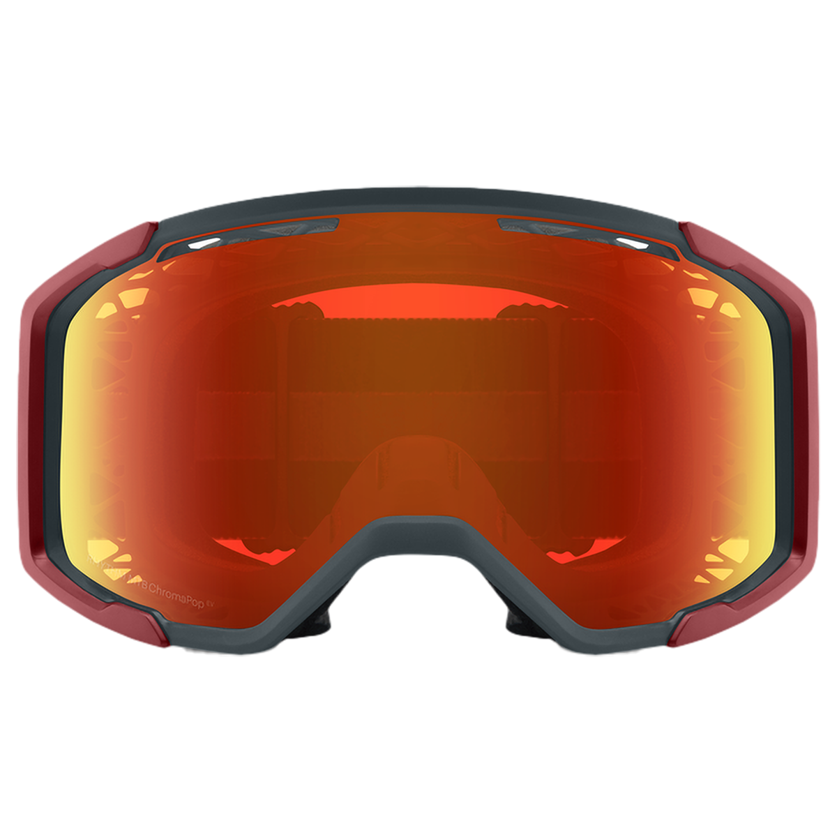 Smith Rhythm MTB Goggle Slate / Fools Gold + ChromaPop Everyday Red Mirror Lens front