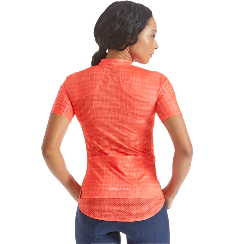 Women's Pro Mesh Jersey, Pearl Izumi Women's Pro Mesh Jersey Screaming Red Immerse back